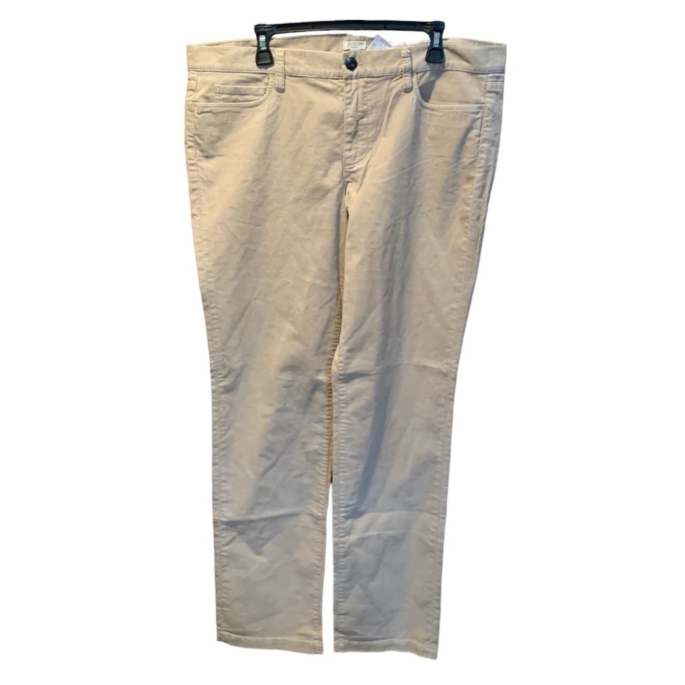 J. Crew Factory Women's Straight and Narrow Cords in Almond size 34R NWT